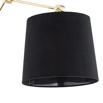 Argon 4898 - Настінна лампа ZAKYNTOS PLUS 1xE27/15W/230V чорний/золотий