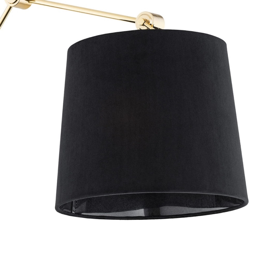 Argon 4898 - Настінна лампа ZAKYNTOS PLUS 1xE27/15W/230V чорний/золотий