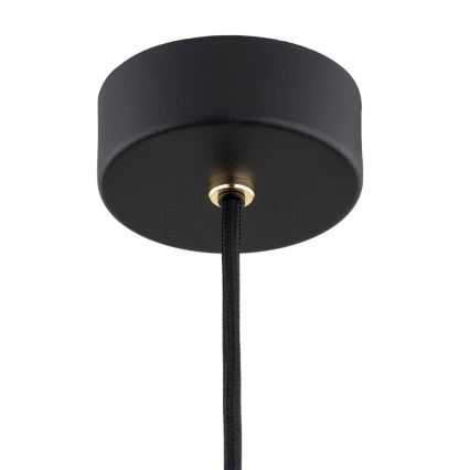 Argon 4903 - Підвісна люстра MASSETO 1xE27/15W/230V чорний/золотий