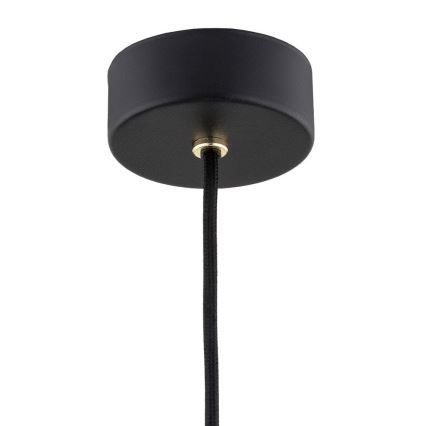 Argon 4905 - Підвісна люстра MURANO 1xE27/15W/230V чорний/золотий