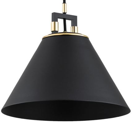 Argon 4915 - Люстра на тросе ORTE 1xE27/15W/230V черная