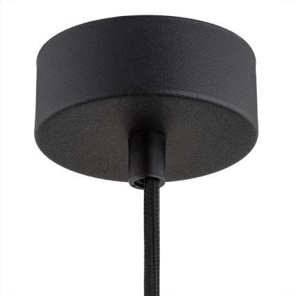 Argon 4915 - Підвісна люстра ORTE 1xE27/15W/230V чорний