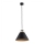 Argon 4915 - Підвісна люстра ORTE 1xE27/15W/230V чорний