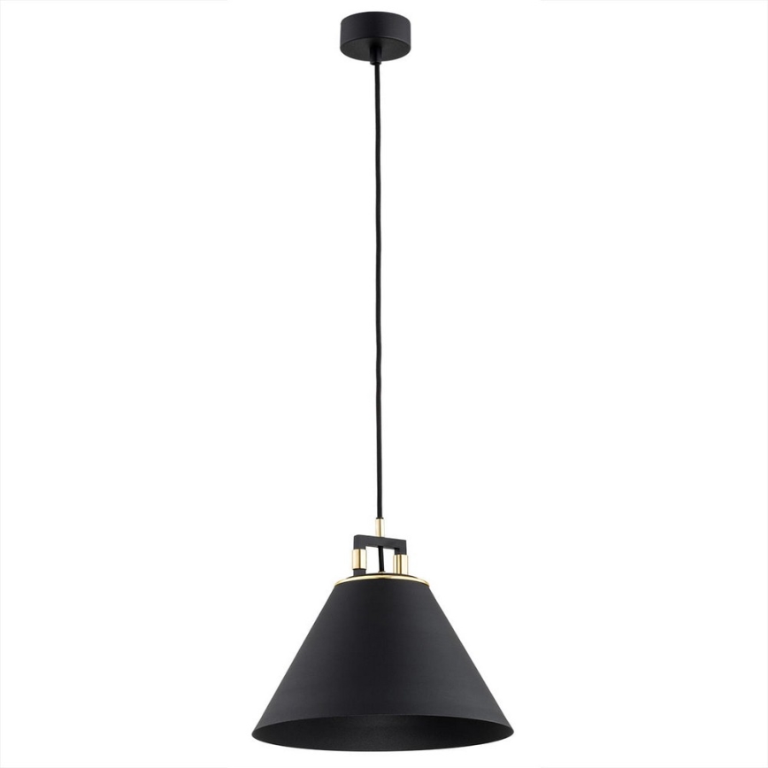 Argon 4915 - Підвісна люстра ORTE 1xE27/15W/230V чорний