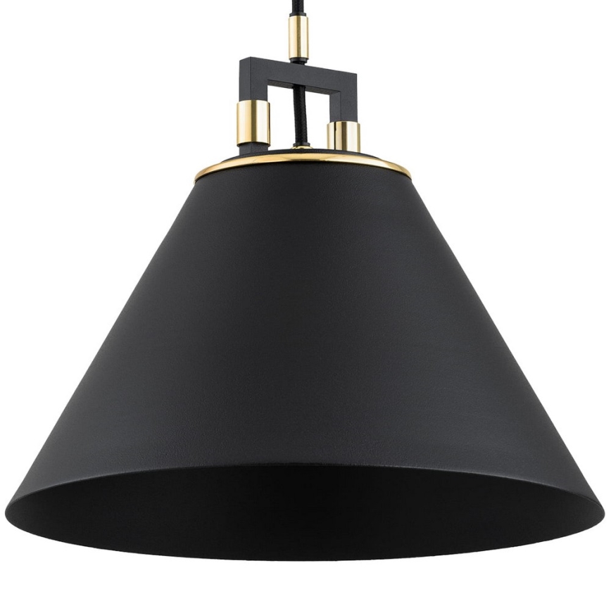 Argon 4915 - Підвісна люстра ORTE 1xE27/15W/230V чорний