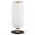 Argon 4994 - Настільна лампа VALIANO 1xE27/15W/230V чорний/білий/золотий