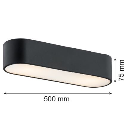 Argon 6000 - Стельовий світильник TONI 3xE27/15W/230V чорна