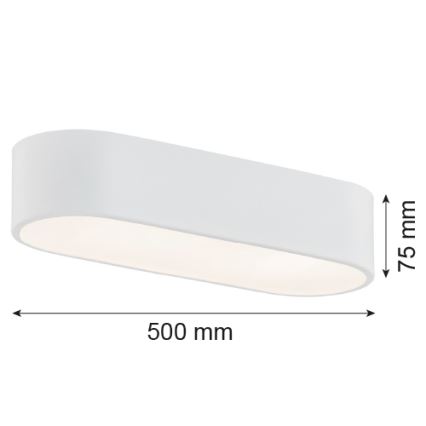 Argon 6002 - Потолочный светильник TONI 3xE27/15W/230V белый