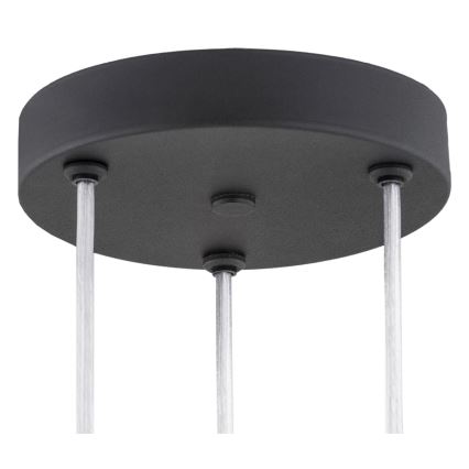 Argon 6103 - Люстра на тросе HOLLYWOOD 3xE14/7W/230V черная