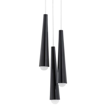 Argon 6103 - Точковий LED світильник HOLLYWOOD 3xE14/7W/230V чорний
