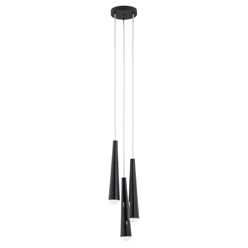 Argon 6103 - Точковий LED світильник HOLLYWOOD 3xE14/7W/230V чорний