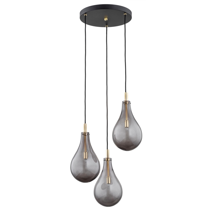 Argon 6105 - Підвісна люстра OAKLAND 3xG9/6W/230V чорний