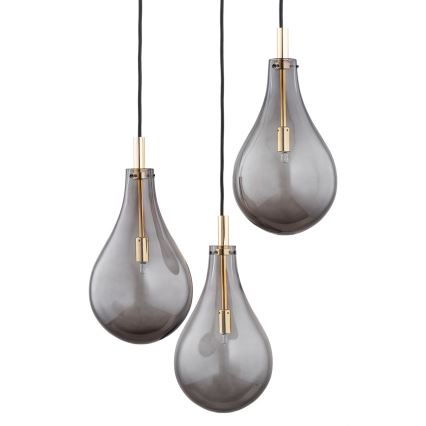 Argon 6105 - Підвісна люстра OAKLAND 3xG9/6W/230V чорний
