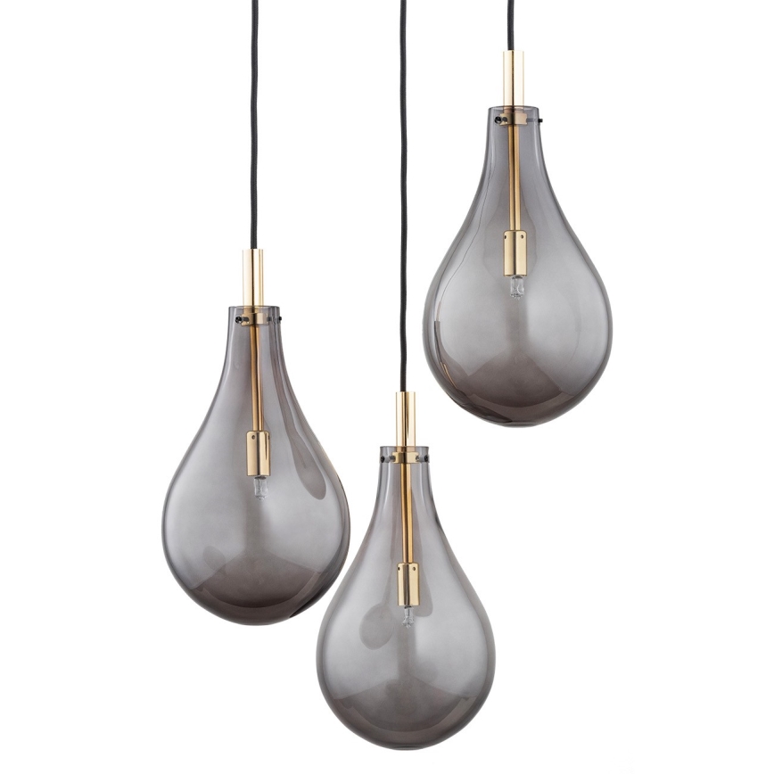 Argon 6105 - Підвісна люстра OAKLAND 3xG9/6W/230V чорний