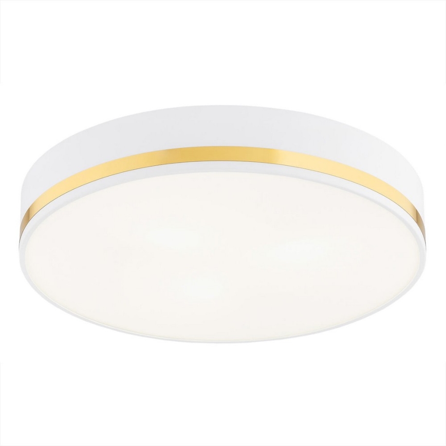 Argon 6138 - Потолочный светильник AMORE 3xE27/15W/230V ⌀ 45 cm белая/золотая