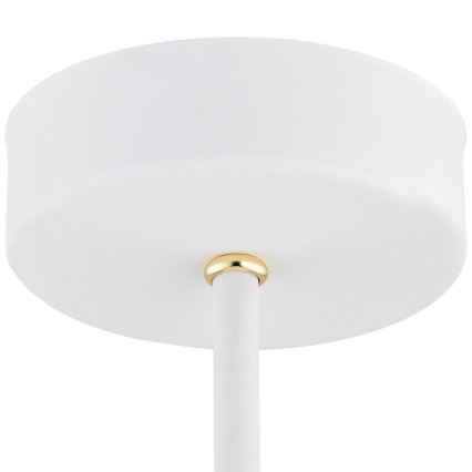 Argon 6148 - Люстра на штанге CHARLOTTE 3xE27/15W/230V белая/золотая