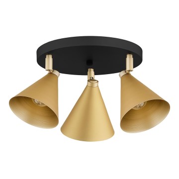 Argon 6246 - Точковий світильник LUCINDA 3xE14/7W/230V золотистий