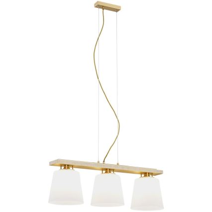 Argon 6250 - Підвісна люстра ARDEN 3xE27/15W/230V золотий
