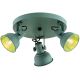 Argon 6265 - Точечный светильник LENORA 3xE14/7W/230V зеленый