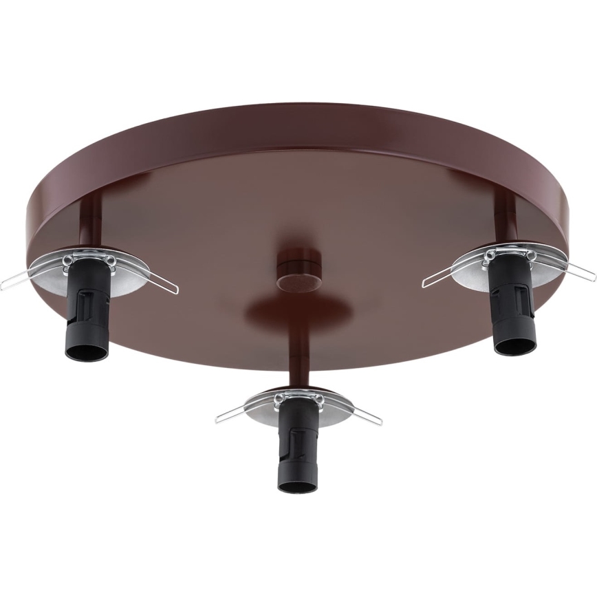 Argon 6292 - Потолочный светильник FABIO 3xE14/7W/230V алебастр коричневый