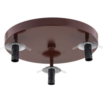 Argon 6292 - Стельовий світильник FABIO 3xE14/7W/230V алебастровий коричневий