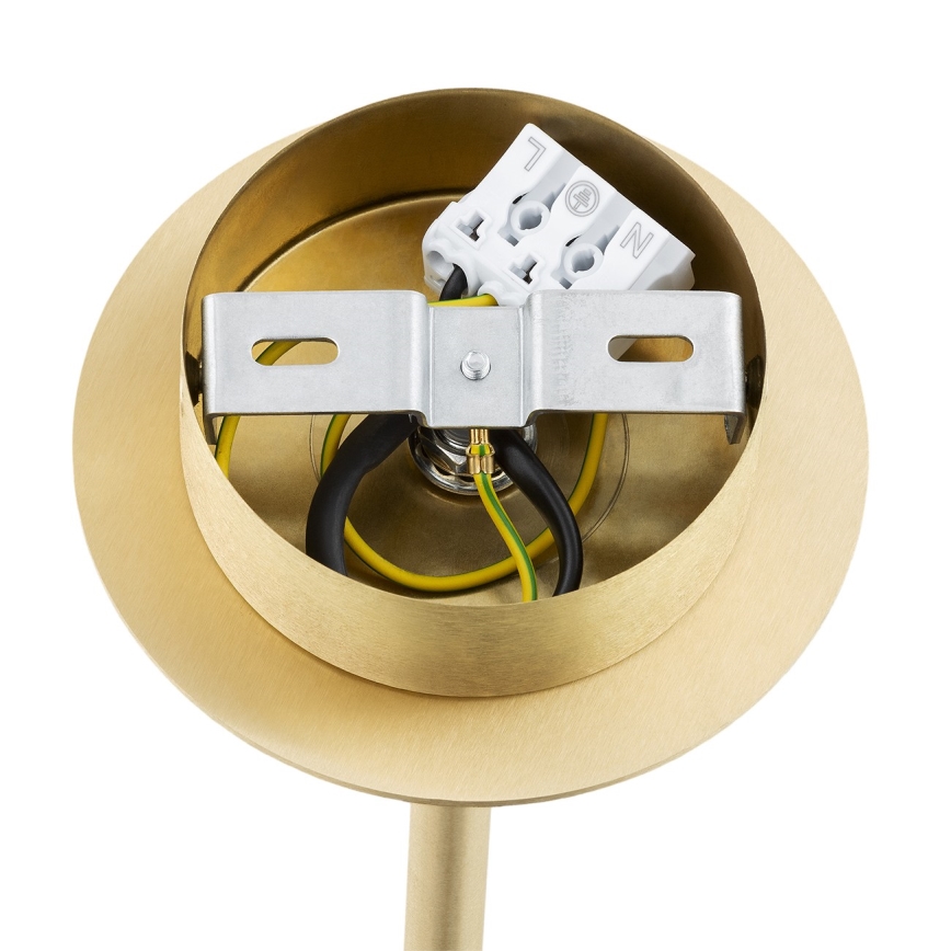 Argon 6310 - Люстра на штанзі PALOMA 3xE14/7W/230V золотий/чорний