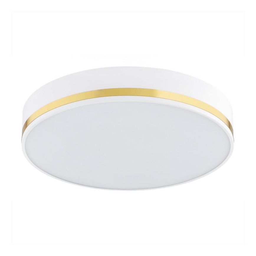 Argon 7034 - Потолочный светильник AMORE 2xE27/15W/230V ⌀ 25 cm белая/золотая