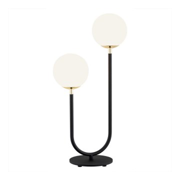Argon 7072 - Настольная лампа FERRONE 2xE14/7W/230V черная/белая/золотая