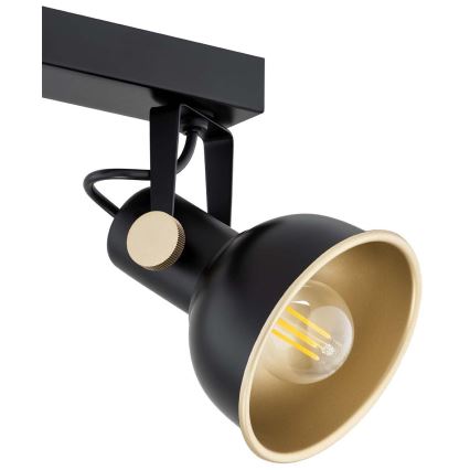 Argon 7142 - Точечный светильник LENORA 2xE14/7W/230V черный