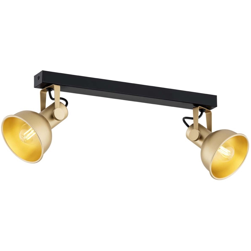 Argon 7144 - Точечный светильник LENORA 2xE14/7W/230V золотой/черный