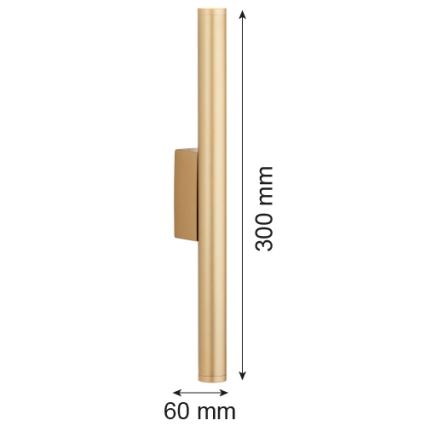 Argon 7224 - Світлодіодний настінний світильник GRECO 2xLED/4,2W/230V 3000K золотий