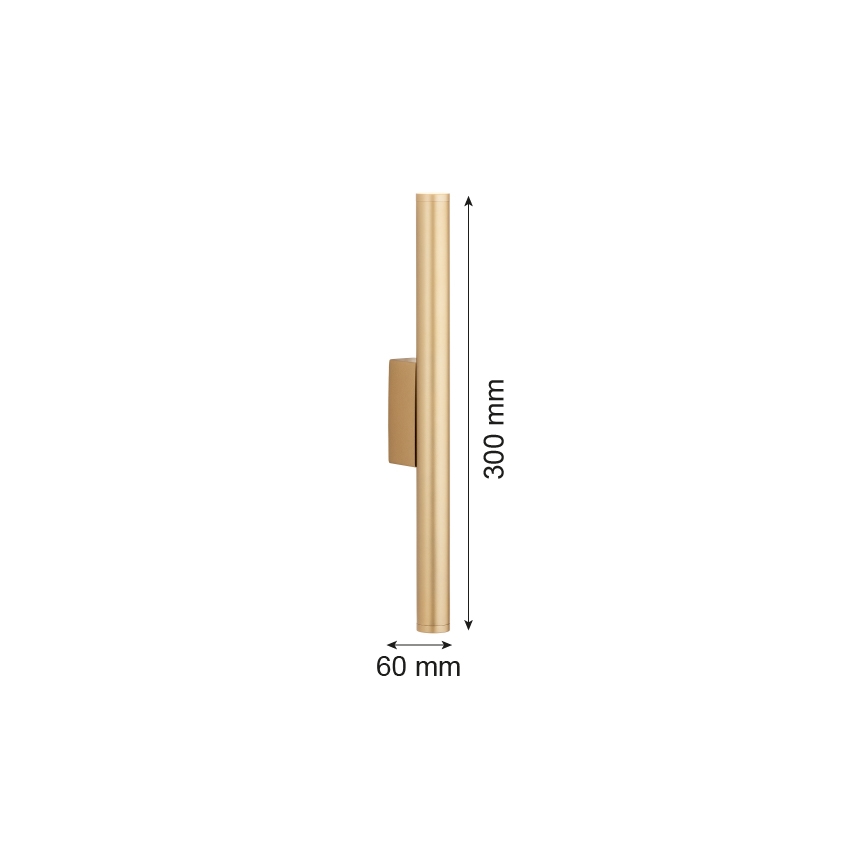 Argon 7224 - Світлодіодний настінний світильник GRECO 2xLED/4,2W/230V 3000K золотий