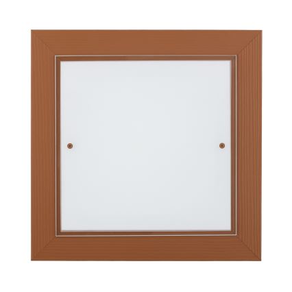 Argon 7268 - Потолочный светильник TABOR 2xE27/15W/230V 32x32 см терракотовый