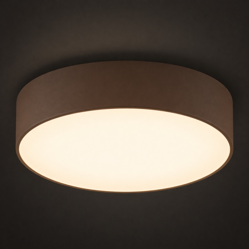 Argon 7295 - Потолочный светильник DARLINGOS 2xE27/15W/230V, диаметр 25 см, коричневый
