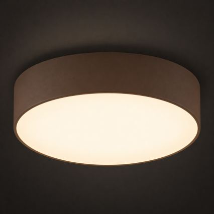 Argon 7297 - стельовий світильник DARLINGOS 2xE27/15W/230V, діаметр 35 см, коричневий