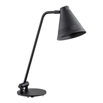 Argon 8002 - Настільна лампа AVALONE 1xE27/15W/230V чорний