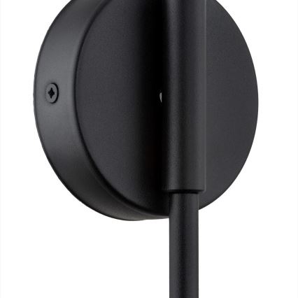 Argon 8008 - Настінна лампа AVALONE 1xE27/15W/230V 34 см чорний/золотий