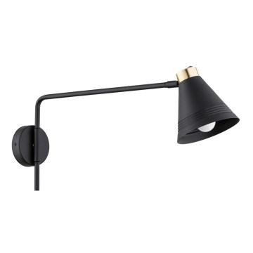 Argon 8009 - Настенная лампа AVALONE 1xE27/15W/230V 57 cm черная/золотая