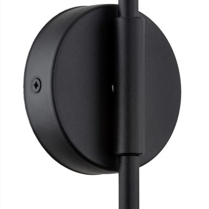 Argon 8009 - Настінна лампа AVALONE 1xE27/15W/230V 57 см чорний/золотий