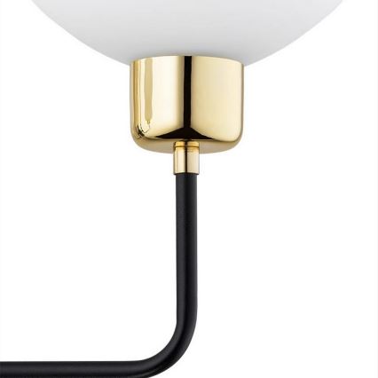 Argon 8032 - Настенный светильник RAVELLO 1xE14/15W/230V черный/золотой
