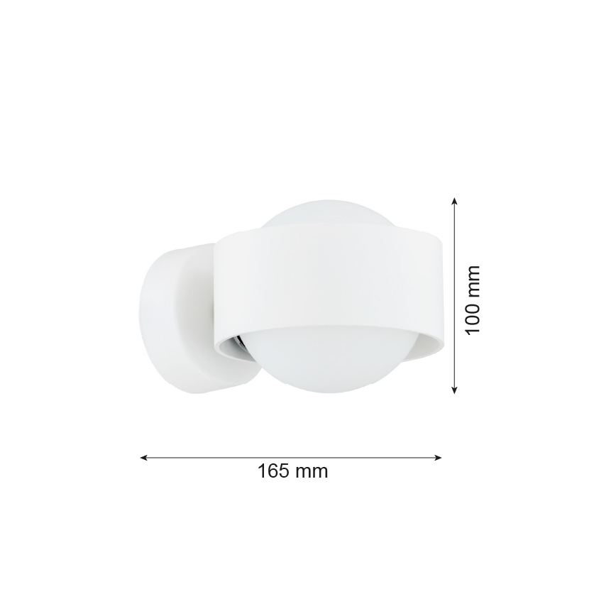 Argon 8057 - Настенный светильник MASSIMO PLUS 1xG9/6W/230V белая