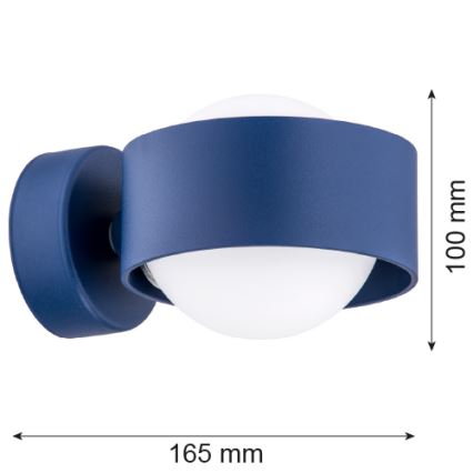 Argon 8061 - Настенный светильник MASSIMO PLUS 1xG9/6W/230V синяя