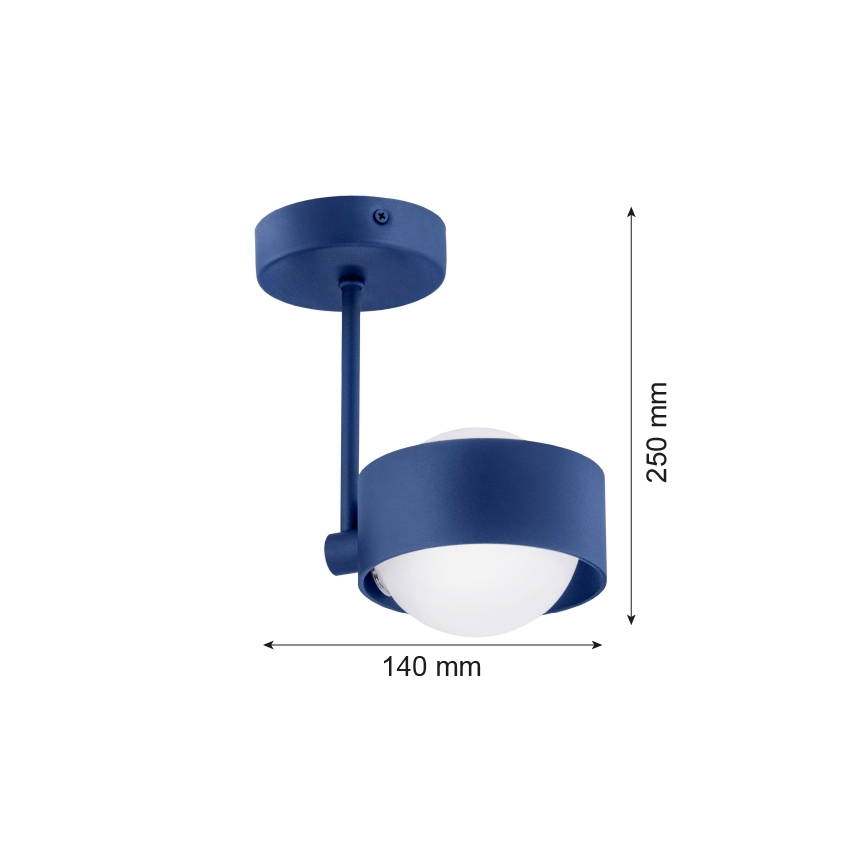Argon 8062 - Люстра на штанзі MASSIMO PLUS 1xG9/6W/230V синій