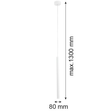 Argon 8066 - Підвісна люстра ETNA 1xG9/6W/230V білий