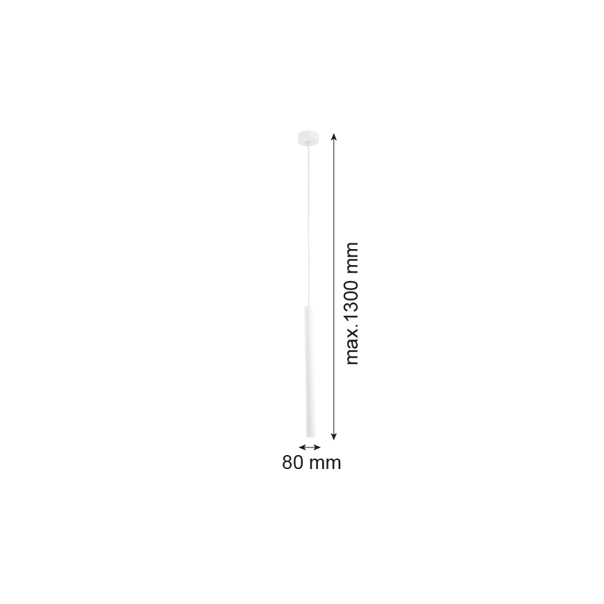 Argon 8066 - Подвесная люстра ETNA 1xG9/6W/230V белая
