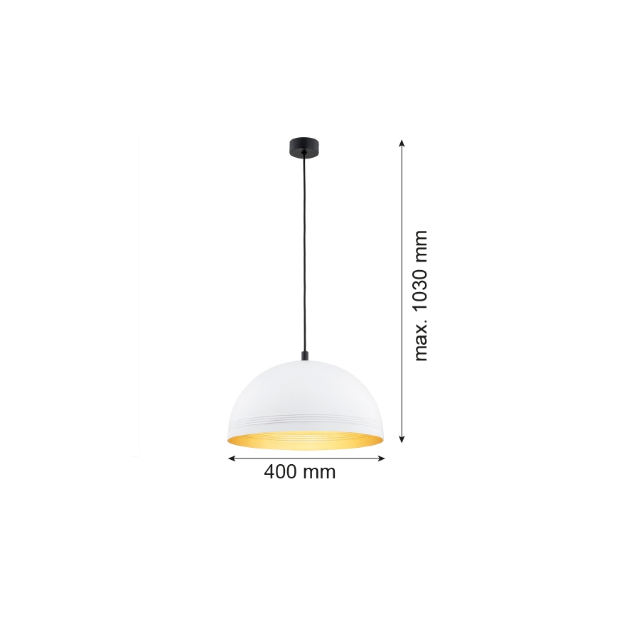 Argon 8241 - Підвісна люстра BONITA 1xE27/15W/230V білий