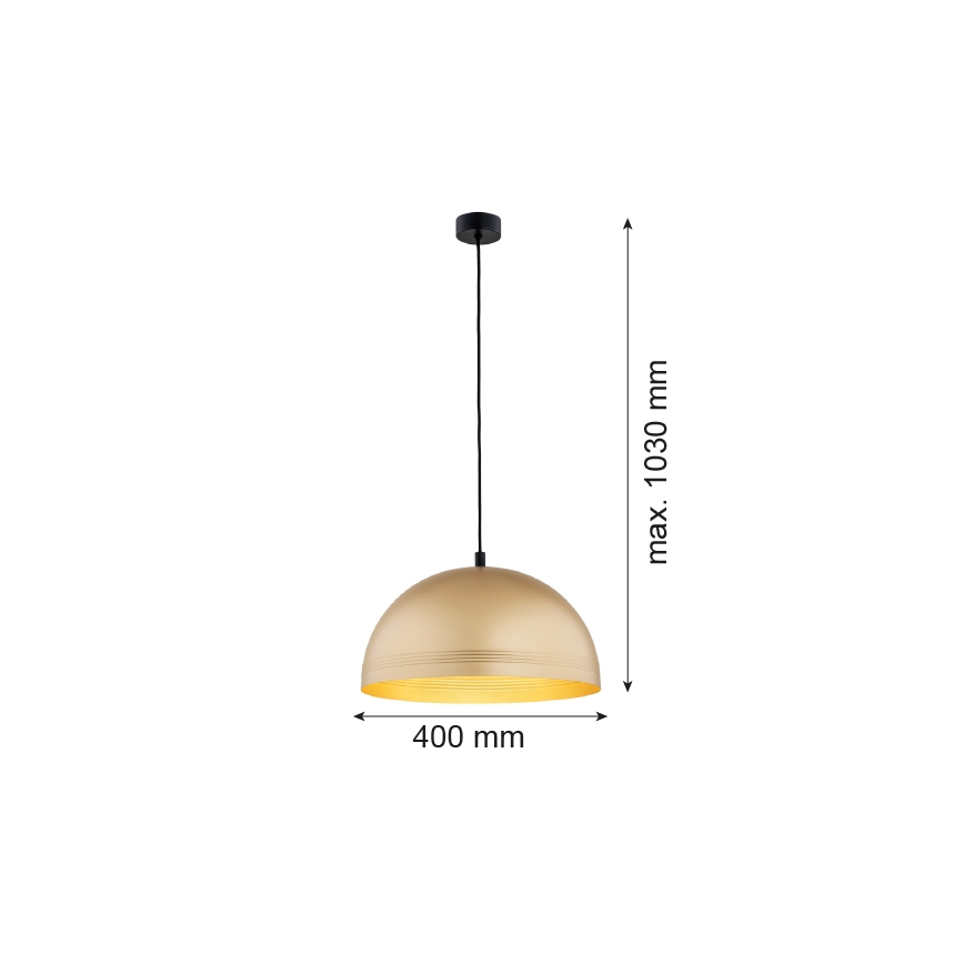 Argon 8245 - Підвісна люстра BONITA 1xE27/15W/230V золотий