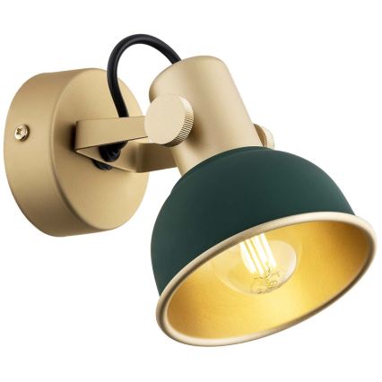 Argon 8247 - Точечный светильник LENORA 1xE14/7W/230V золотой/зеленый