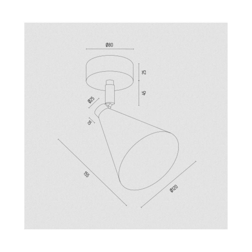 Argon 8254 - Точечный светильник LUCINDA 1xE14/7W/230V зеленый