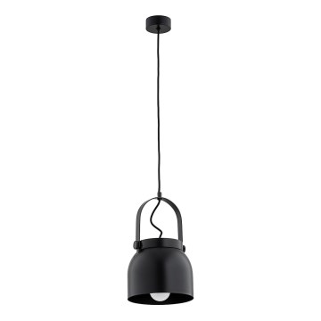 Argon 8281 - Підвісна люстра LOGAN 1xE27/15W/230V діаметр 20 см чорний